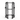 Schwarzer Cross Over Kabelzug Turm mit Hantelscheibenaufnahme - Ansicht von hinten.