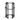 Schwarzer Cross Over Kabelzug Turm mit Hantelscheibenaufnahme.